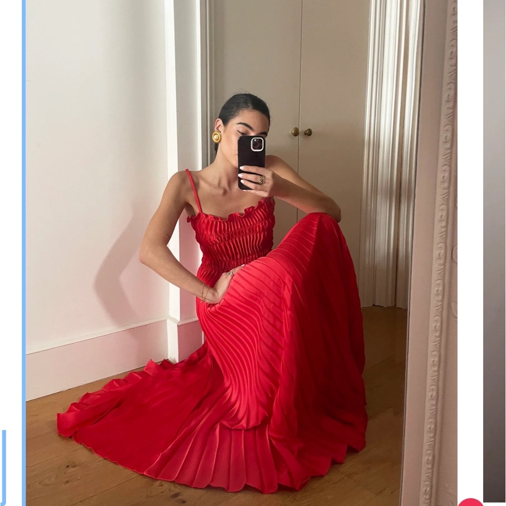 Free People x Georgia Hardinge red dress L UK12